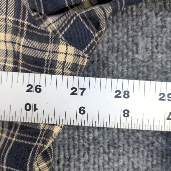 Ralph Lauren Men's Mcmeel Button-Down Shirt Blue Tan XL Long Sleeve Plaid - Picture 11 of 11